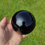 Obsidiaan Bol - Hoogte: 7 cm- 350 g - (1)