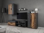 Wandmeubel | 4 meubels voor maar €129! | TV-Meubel grijs wit, Nieuw, Overige materialen, Minder dan 100 cm, 25 tot 50 cm