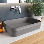 MONDIAZ ARVO Waskom solid surface 55cm kleur DarkGrey /, Doe-het-zelf en Verbouw, Sanitair, Ophalen of Verzenden, Nieuw, Overige typen