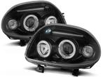 Koplampen Angel Eyes Renault Clio B 9.98-5.01 Zwart, Ophalen of Verzenden, Nieuw