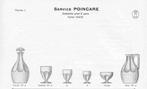 St. Louis - Drinkservies (7) - Poincaré - Kristal, Antiek en Kunst