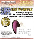 Raynox QC303 SemiFisheye Lens Converter 0.3× (Universele S, Verzenden, Nieuw