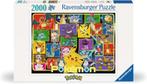 Pokemon Puzzel (2000 stukjes) | Ravensburger - Puzzels, Hobby en Vrije tijd, Denksport en Puzzels, Verzenden, Nieuw
