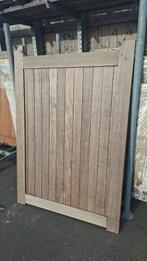 Carpgarant, hardhouten poort enkel, rechtsdraaiend 180x150cm, Ophalen of Verzenden, Nieuw