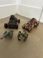 Vebe & een onbekend merk - Blikken speelgoed - Tanks -, Antiek en Kunst, Antiek | Speelgoed