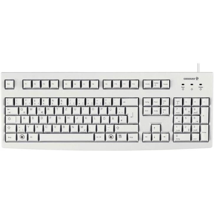 Cherry Vintage Business Line PS/2 Toetsenbord - QWERTY - 610, Computers en Software, Toetsenborden, Nieuw, Verzenden