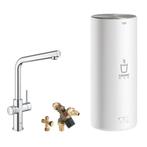 Kokendwaterkraan Grohe Red New Duo met L Uitloop en L Size, Ophalen of Verzenden, Nieuw, Chroom, Kraan