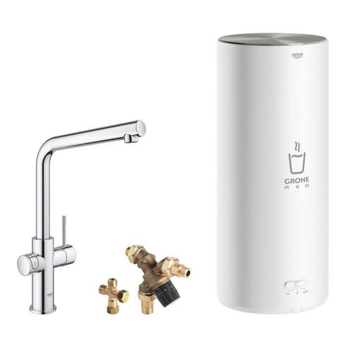 Kokendwaterkraan Grohe Red New Duo met L Uitloop en L Size, Doe-het-zelf en Verbouw, Sanitair, Kraan, Nieuw, Chroom, Ophalen of Verzenden