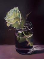 Bert van der Meer (1980) - Stilleven met Roos in glas