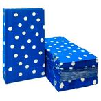 Fako Bijoux® - 50 Blauwe Uitdeelzakjes Met Stippen -, Verzenden, Nieuw