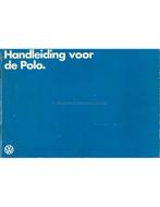 1981 VOLKSWAGEN POLO INSTRUCTIEBOEKJE NEDERLANDS, Auto diversen, Handleidingen en Instructieboekjes