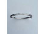 Casa Jewelry Bangle Classic Square Zilver Gerhodineerd, Verzenden, Nieuw