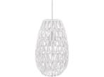 Leitmotiv Rope Pin - Hanglamp - Gevlochten papier - Wit - Ø, Verzenden, Nieuw