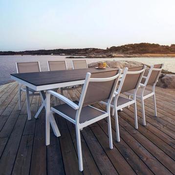 *WOONWINKEL* Brafab Leone Set Aluminium Tuinset 6 Persoons beschikbaar voor biedingen