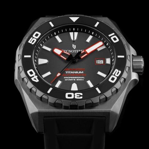 Tecnotempo  - Titanium Diver 500M Hexagon - Automatic, Sieraden, Tassen en Uiterlijk, Horloges | Heren