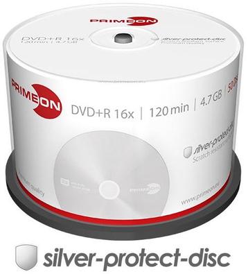 Primeon | DVD+R | 4.7 GB | 50 Stuks beschikbaar voor biedingen