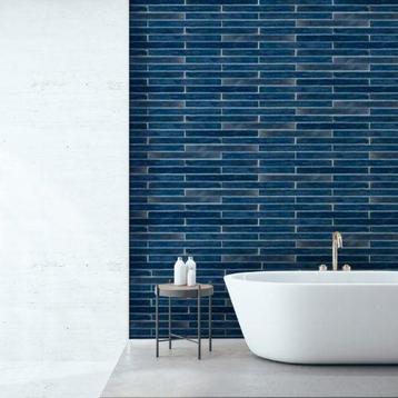 Wandtegel Marineblauw 5x50 (Muurtegels, Afbouwmaterialen) beschikbaar voor biedingen