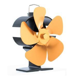 Kachelventilator T-4105 GOLD mini (Limited edition), Huis en Inrichting, Kachels, Vrijstaand, Nieuw, Hout, Ophalen of Verzenden