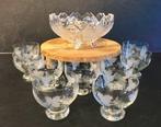 Fruitschaal (10) - Schaal / Bowlschaal bewerkt glas