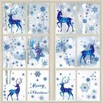Kerstdecoratie - Raam Deco - Herbruikbaar - Zelfklevend, Hobby en Vrije tijd, Stickers en Plaatjes, Verzenden, Nieuw