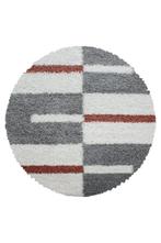 Rond Shaggy Vloerkleed | Gala | Terra | 200x200 cm, Huis en Inrichting, Stoffering | Tapijten en Kleden, Verzenden, Nieuw