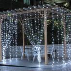 Led gordijn kerst - 3 x 3 meter - koud wit - 300 leds, Diversen, Kerst, Ophalen of Verzenden, Nieuw