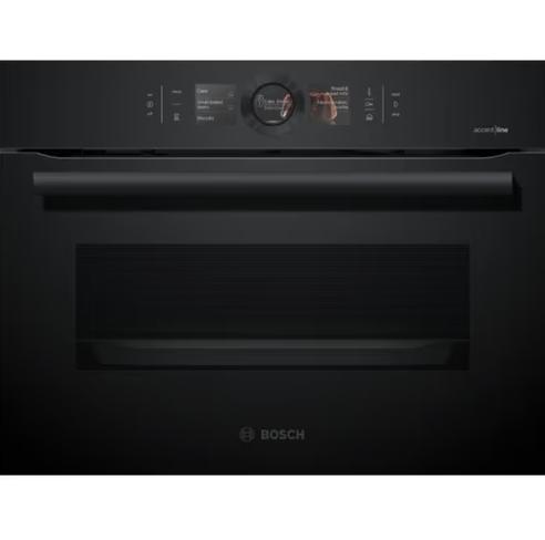 Bosch CSG856RC7 combi stoomoven, Witgoed en Apparatuur, Ovens, Inbouw, Hete lucht, Stoom, Zo goed als nieuw, Oven, 45 tot 60 cm