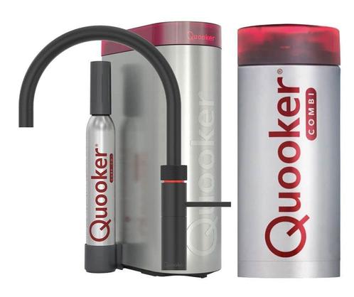 €2436 QUOOKER COMBI FUSION ROUND ZWART + CUBE – 22FRBLK, Huis en Inrichting, Keuken | Keukenbenodigdheden, Ophalen of Verzenden