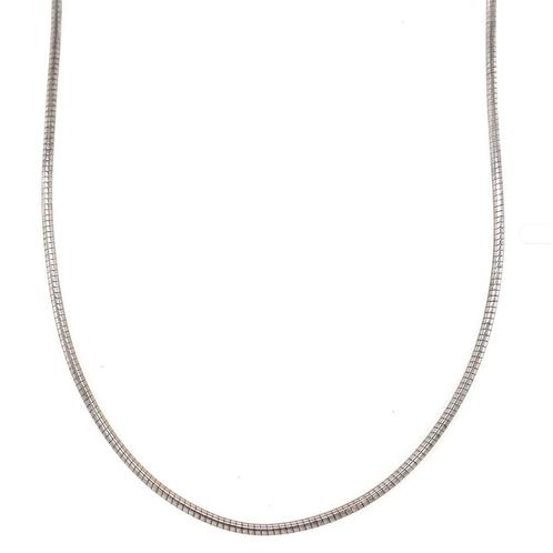 Witgouden spang 42 cm 18 krt, Sieraden, Tassen en Uiterlijk, Kettingen, Goud, Zo goed als nieuw, Goud, Verzenden
