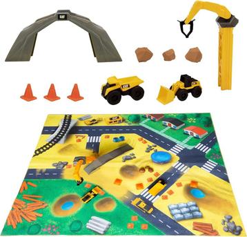 CAT Mini Werkmachines met speelmat | Vanaf 3 jaar | oa. CAT beschikbaar voor biedingen
