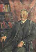 Italiaanse school (XX) - Ritratto di gentiluomo - XL format, Antiek en Kunst, Kunst | Schilderijen | Klassiek