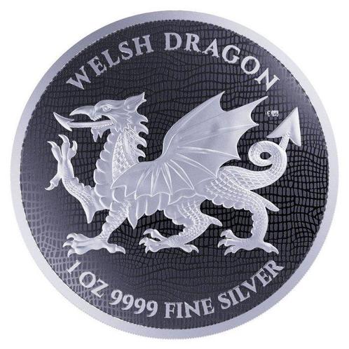 Niue. 2022-2024 Niue UK Nations Silver 3 Coin Set (in Wooden, Postzegels en Munten, Edelmetalen en Baren