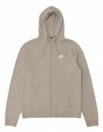 NIKE Mens Zip Hoodie Sweater Medium Grey Cotton, Verzenden, Nieuw
