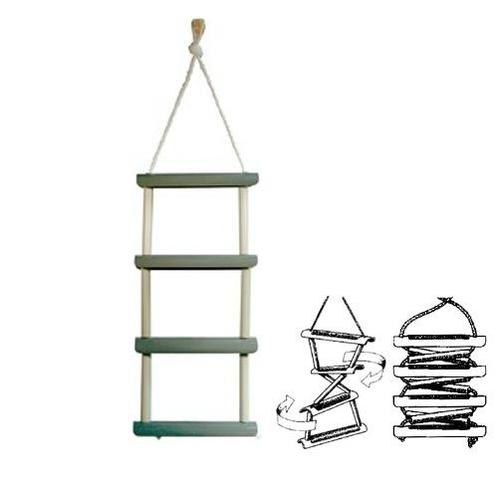 Touwladder opvouwbaar met 3, 4 of 5 treden-3 treden, Watersport en Boten, Accessoires en Onderhoud, Nieuw, Ophalen of Verzenden