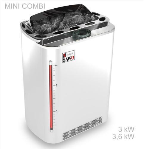 Sawo Mini Combi Premium 3.6 kW - Saunakachel, Sport en Fitness, Sauna, Verzenden