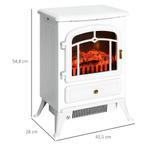 TRUUSK Elektrische Haard Met Vlam Effect - 950/1850W - Overv, Huis en Inrichting, Haarden, Verzenden, Nieuw