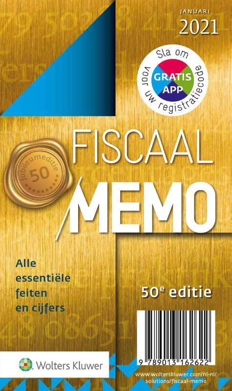 Fiscaal Memo januari 2021 9789013162622, Boeken, Wetenschap, Zo goed als nieuw, Verzenden