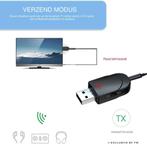 2 in 1 USB Bluetooth 5.0 Zender en Ontvanger - Bereik tot 10, Audio, Tv en Foto, Luidsprekers, Ophalen of Verzenden, Zo goed als nieuw