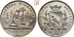 Zilverne Praemienmedaille auf den Gartenbau o J Schweiz B..., Postzegels en Munten, Penningen en Medailles, Verzenden