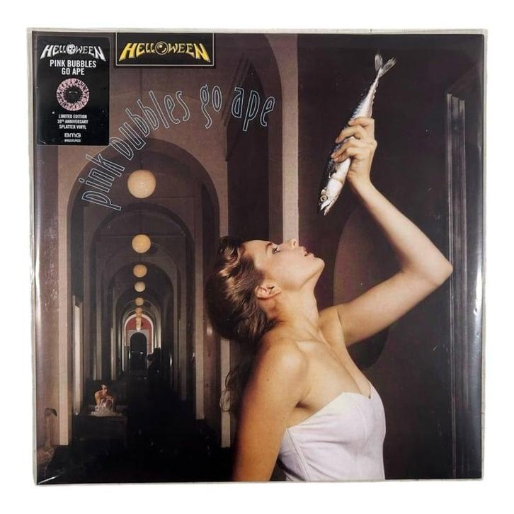 Helloween Pink Bubbles Go Ape Limited Edition Splatter Vinyl, Cd's en Dvd's, Vinyl | Overige Vinyl, Verzenden