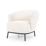 Fauteuil David | Beige Safari, Huis en Inrichting, Fauteuils, Ophalen of Verzenden, Nieuw