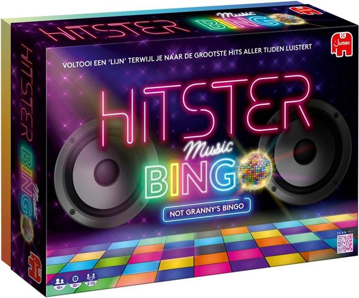 Hitster Bingo! | Jumbo - Gezelschapsspellen, Hobby en Vrije tijd, Gezelschapsspellen | Bordspellen, Nieuw, Verzenden