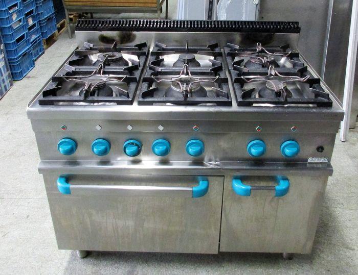 MBM Gasfornuis met 6 branders en oven, 110cm, Witgoed en Apparatuur, Fornuizen, Gebruikt