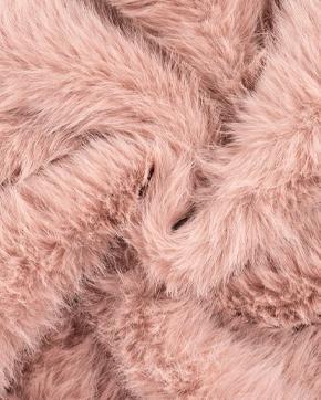 Langharig Imitatie Bont Poeder Roze, Hobby en Vrije tijd, Stoffen en Lappen, Roze, Nieuw