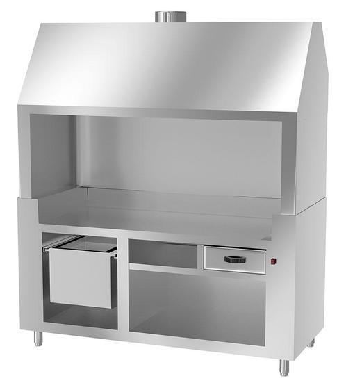 GGM Gastro | Gasbarbecue BERLIN - 1760mm - RVS |, Witgoed en Apparatuur, Grillplaten, Verzenden