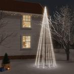 vidaXL Kegelkerstboom 732 LEDs koudwit 160x500 cm, Diversen, Kerst, Nieuw, Verzenden