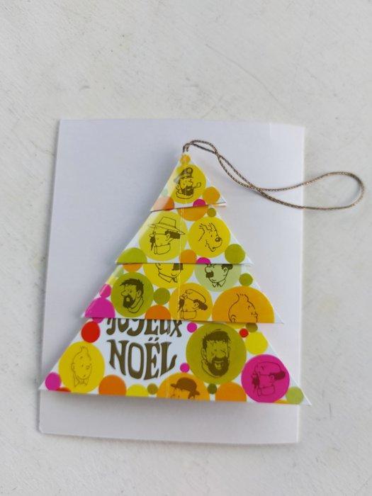 Beeldje - Tintin - Carte de voeux sapin - Joyeux Noël 1970 -, Boeken, Stripboeken