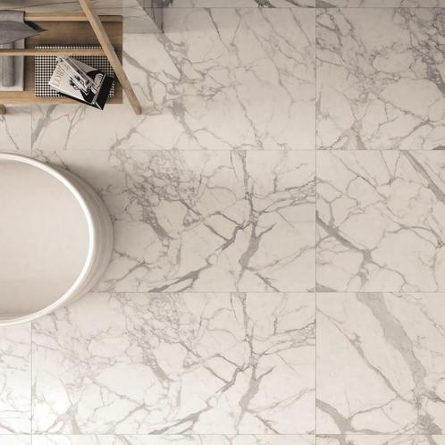 Vloertegel Keope Lux Calacatta Gold Mat 60x60 (Doosinhoud, Doe-het-zelf en Verbouw, Tegels, Ophalen of Verzenden