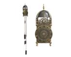 Een messing lantaarnklok, Engeland, Londen, ca. 1660, Antiek en Kunst