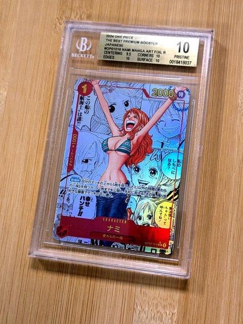 Bandai - 1 Graded card - One Piece - Nami MANGA Nami Art, Hobby en Vrije tijd, Verzamelkaartspellen | Overige